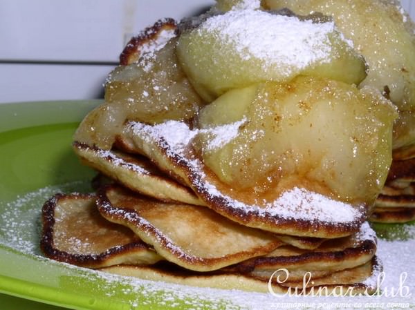 Блинчики с яблоками