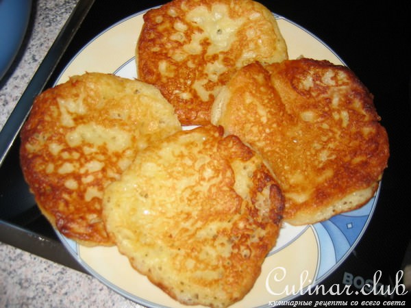 Apfel-Pancakes или Oладьи с яблоком
