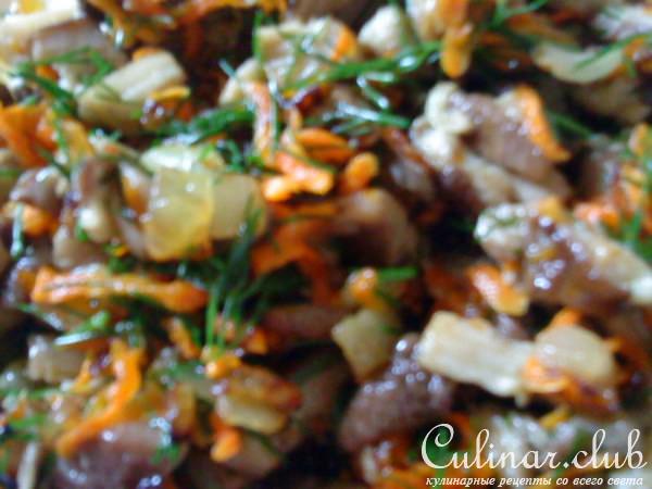 Блинчики в хрустящей корочке с грибной начинкой(вариант)