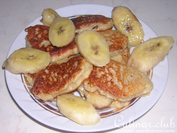 БАНАНОВЫЕ СЫРНИКИ