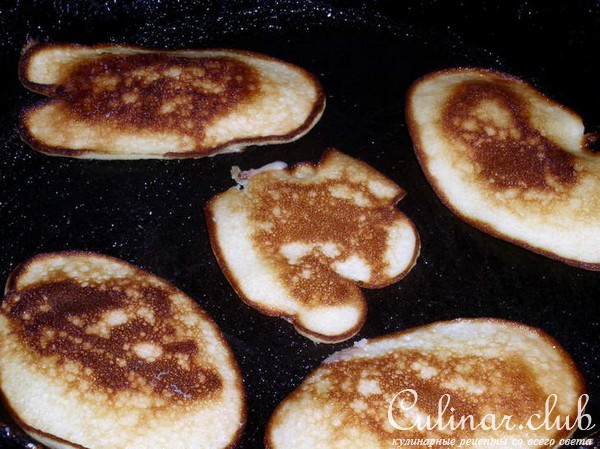 Блинчики с яблоками