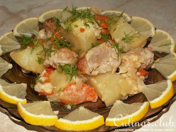 Картошка со свининой "Вкуснее не бывает"