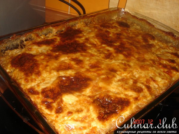 Запеканка мясная