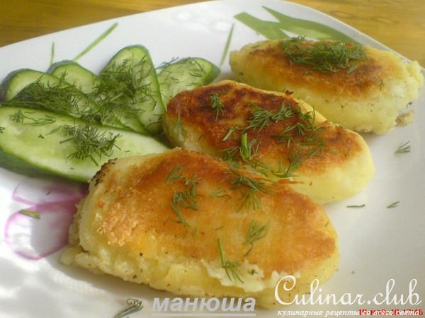 картофельные зразы со шпротами