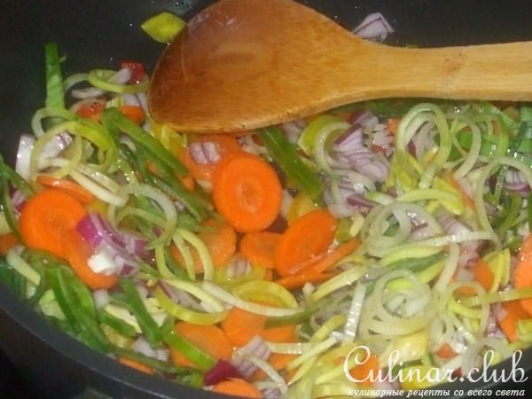 Запеканка макаронная с фаршем и овощами