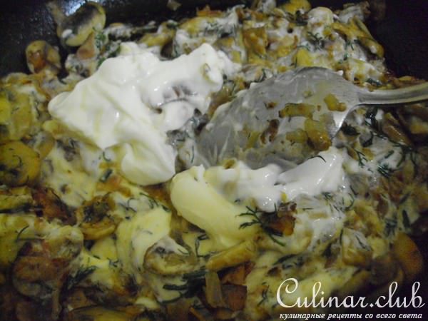 ГРАТЕН С КАРТОФЕЛЕМ И ГРИБАМИ