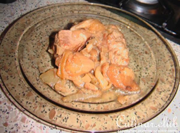 Свинина с яблоками
