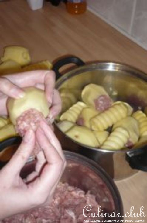 "КУЧЕРЯШКА" фаршированная картошка