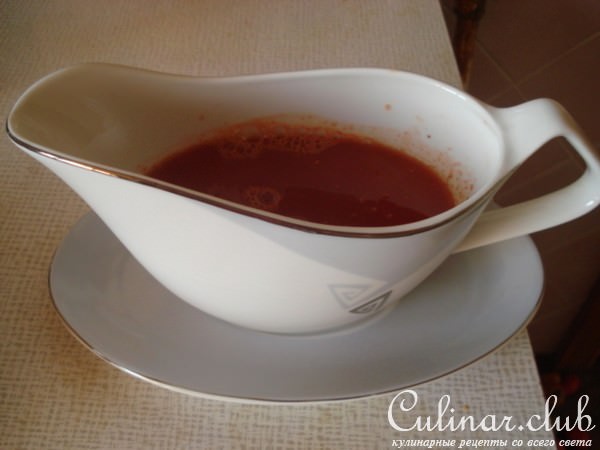 Отварная Говядина с картофелем в соусе "Chili"