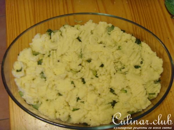 Крамбел (Crumble) из кабачков под пармезаном