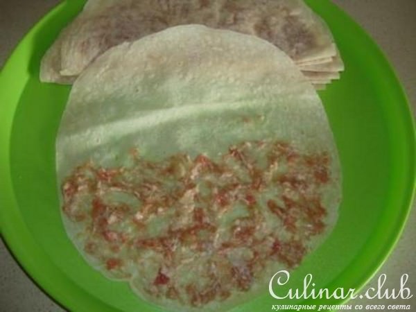 Кутабы с мясом быстрые