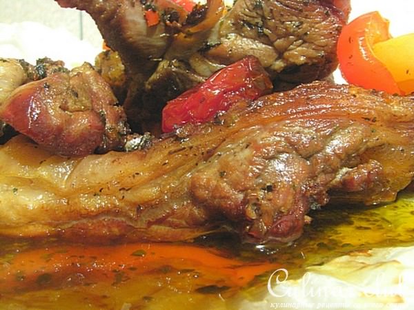 Баранина пряная с сухофруктами.