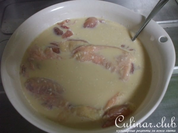 курица, запеченная с ананасом