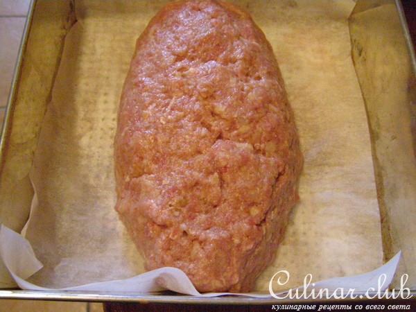 Мясной батон с яблоками(Apple Meatloaf)