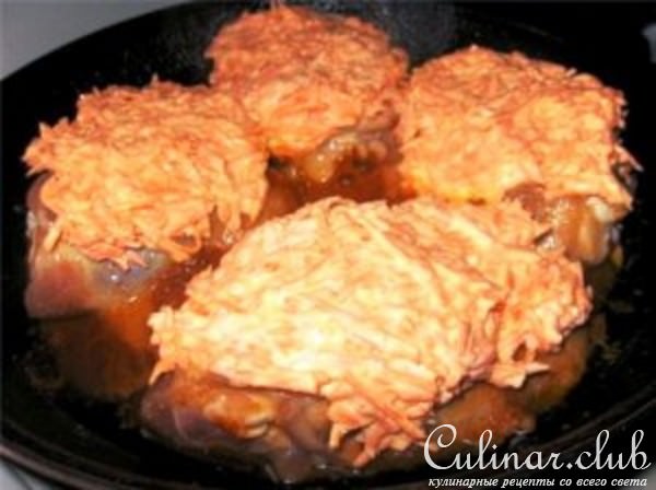 Курица маринованная в молоке и соевом соусе