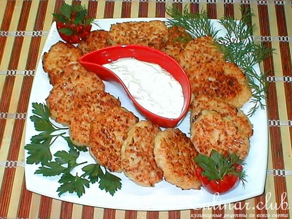 ОЛАДЬИ ИЗ ЦВЕТНОЙ КАПУСТЫ