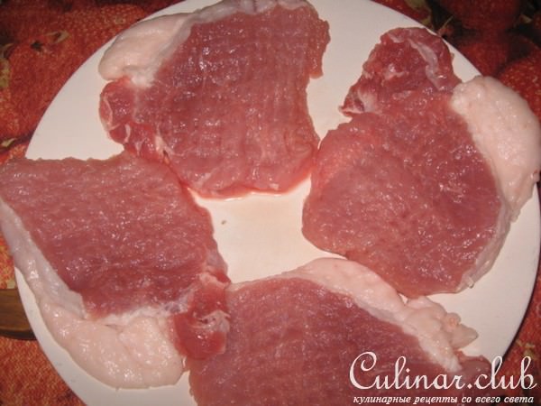 Рулетики из свинины, с гарниром