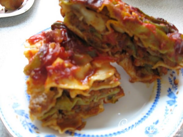 лазанья(остренькая)