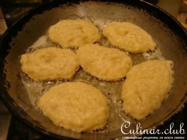 Картофельные оладьи с сыром