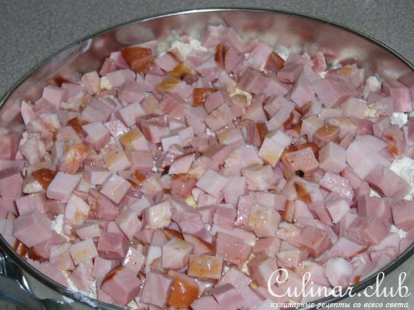 ЦВЕТНАЯ КАПУСТА с ветчиной и сыром