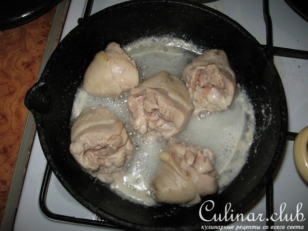 Каркуфка в сырном кляре (мой вариант)