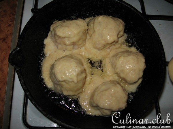 Каркуфка в сырном кляре (мой вариант)
