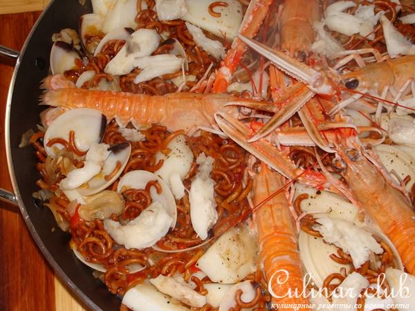 "ФИДЕУА"-паста с мор.продуктами