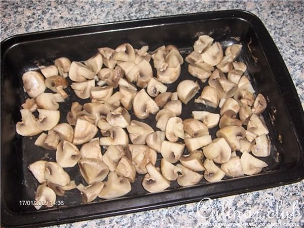 Шампиньоны в сметане (вариант)