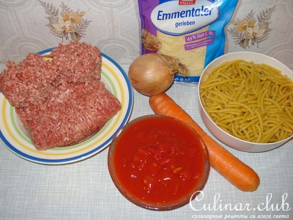Пирог из макарон