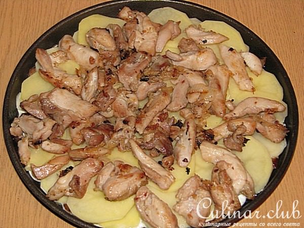Грибная запеканка.