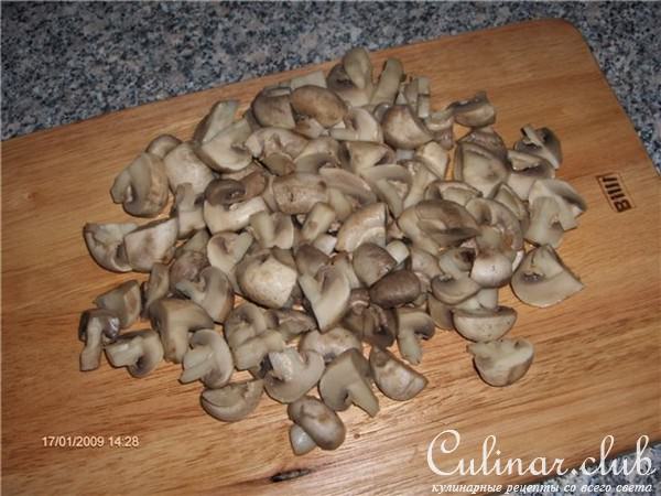 Шампиньоны в сметане (вариант)