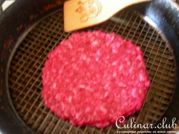 Мясная лепешка