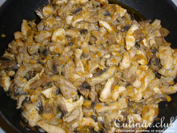 Рагу "курица + свинина"