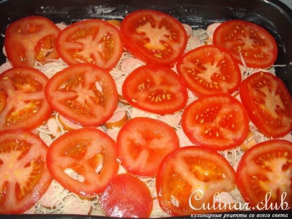 " Шарлотка " с сосиской