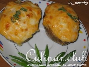 Double baked stuffed potatoes