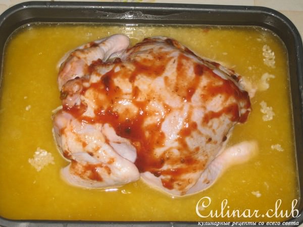 Курочка с куркумным рисом.