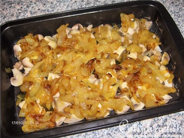 Шампиньоны в сметане (вариант)