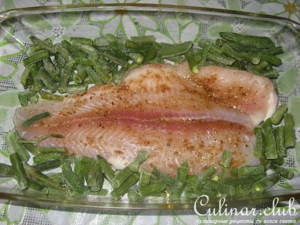 Морской язык с кукурузным соусом