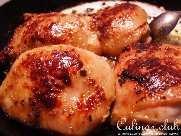 Куриное мясо в пикантном соусе