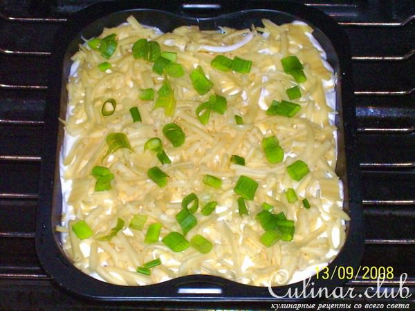 Рыба с сыром и помидорами по-гречески