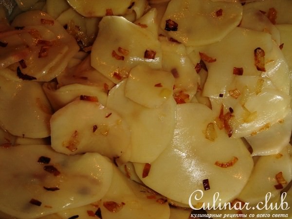 Еще один модернизированный вариант "мяса по французски"