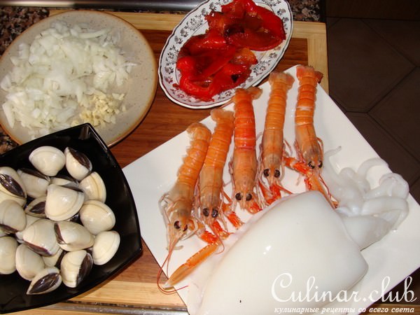 "ФИДЕУА"-паста с мор.продуктами