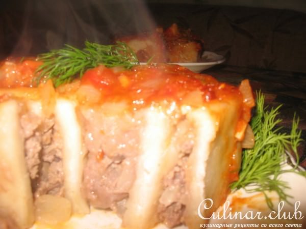 Мясные розочки