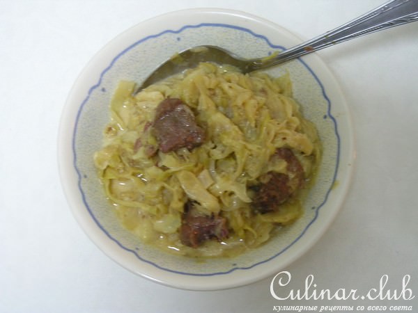 капуста тушенная