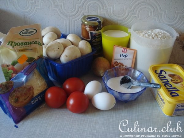Пицца-Пирог " Грибная "
