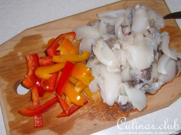 Жаркое из каракатицы