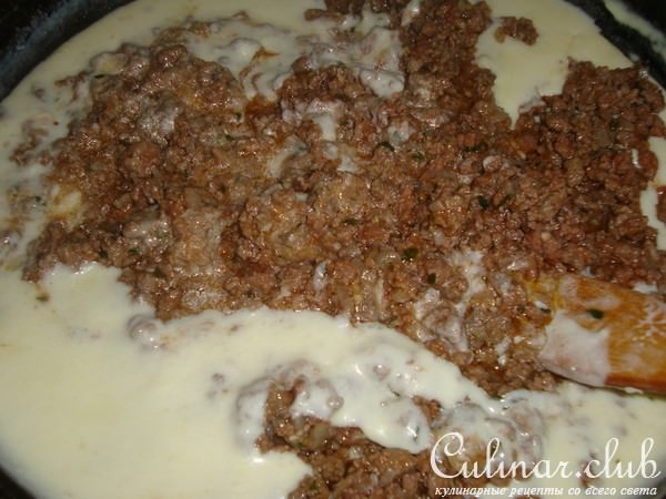 Лазанья с мясом, тесто для лазаньи.