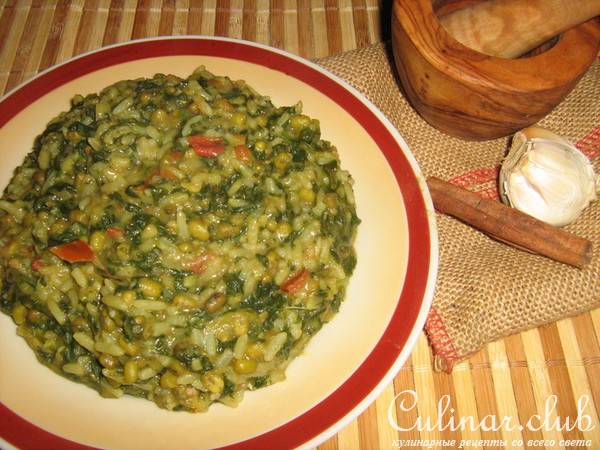 Гили Кичри(Маш,рис,шпинат)