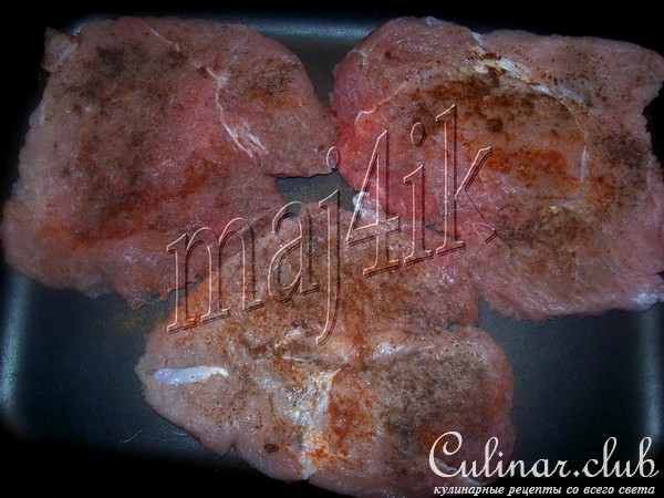 Вкусное мяско из духовки, или мой вариант мяса по-французски