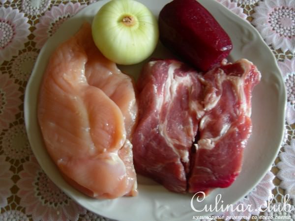 Мясная лепешка